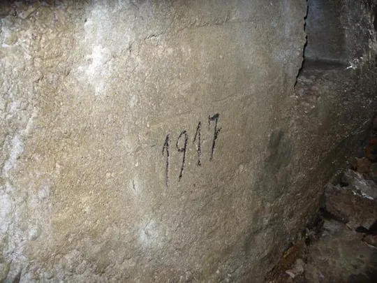 Forte Cornolò - Scritta1917