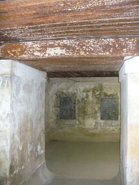 Forte Gazzera - Particolare del soffitto della caponiera