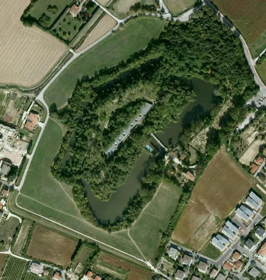 Forte Gazzera - Foto aerea