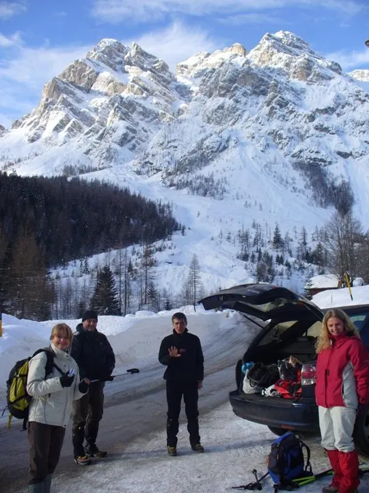 Malga Grava - La partenza