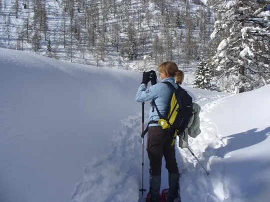 Malga Grava - Aspetta che fotografo sta montagna de panna