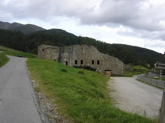 Werk Mitterberg - Il Forte visto dalla strada