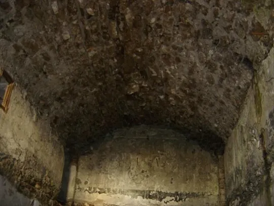 Werk Mitterberg- Il soffitto a volta delle Camerate