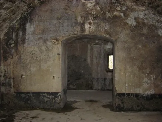 Werk Mitterberg - L'ingresso di una camera di Combattimento