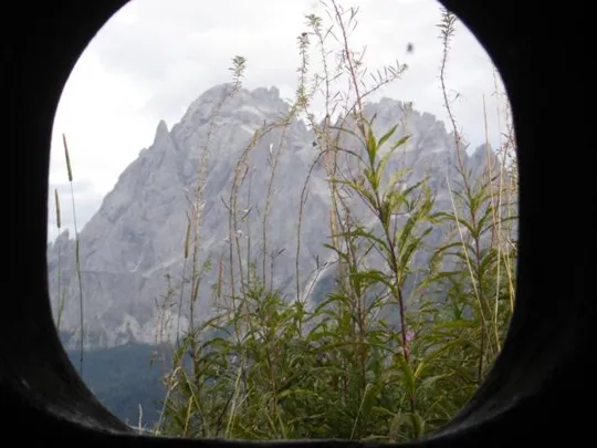 Werk Mitterberg - Vista dai fori dell'armatura