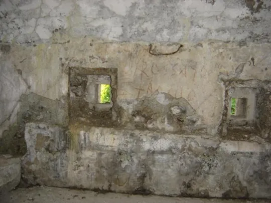 Werk Mitterberg - Feritioie per la difesa