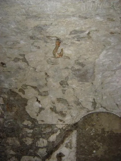 Werk Mitterberg- Gancio sul soffitto del vano scale