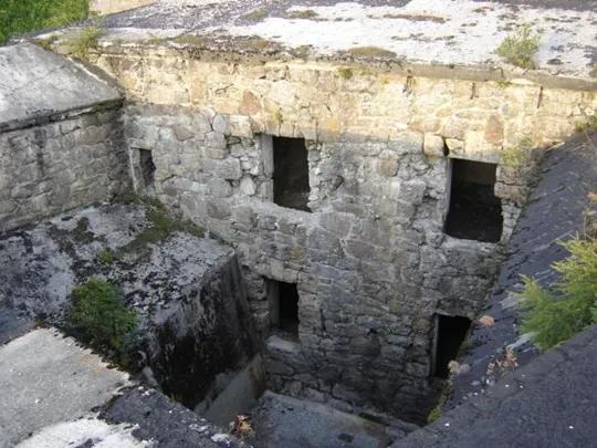 Werk Mitterberg - Cortile interno