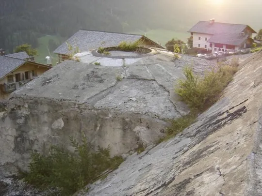 Werk Mitterberg - Base della torretta d'osservazione