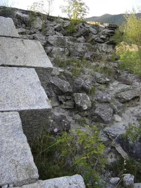 Werk Mitterberg- Muratura sottostante la Blindatura