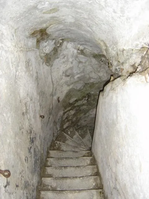 Werk Mitterberg- La scala vista dall'alto