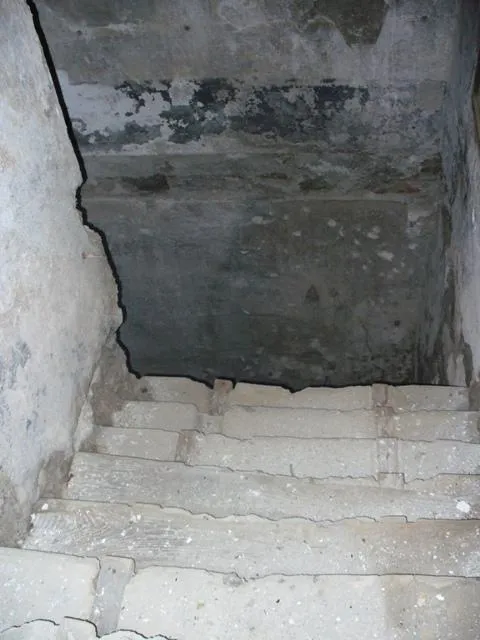 Werk Mitterberg- Alcuni gradini sono ancora ricoperti da tavole in legno