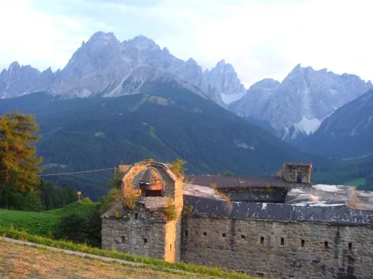 Werk Mitterberg - il Castelliere, La Croda Rossa, Croda dei Toni, Cima Una e Croda Fiscalina