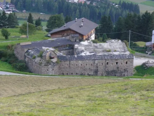Werk Mitterberg - Vista superiore del Forte
