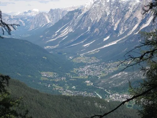 Valle del Boite verso Borca e San Vito di Cadore