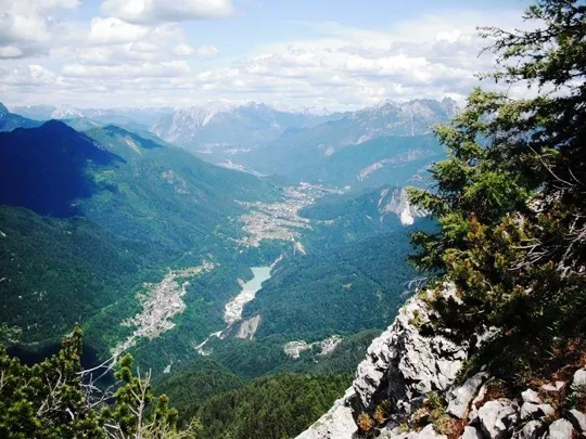 Valle del Boite verso Calalzo e Domegge di Cadore