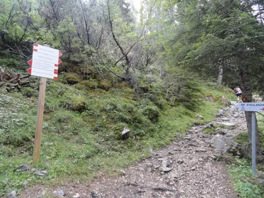 Orme Dinosauri - Immissione nel sentiero 472