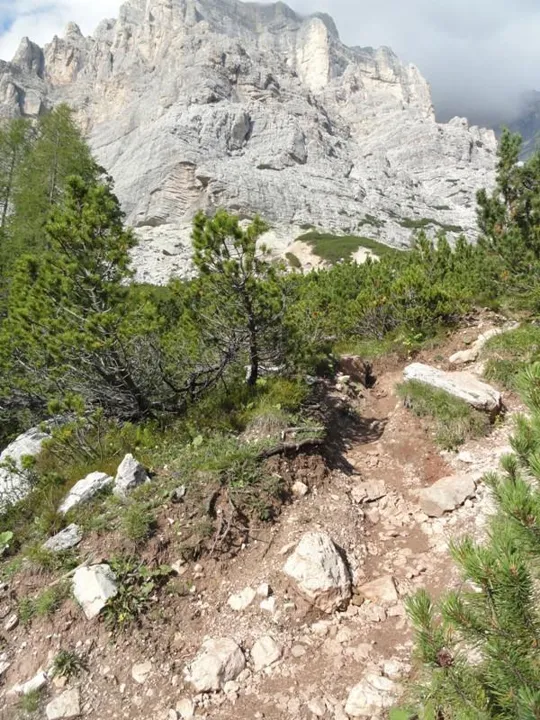 Orme Dinosauri - sentiero scosceso