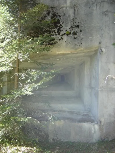 - Passo Tre Croci - Bocca da fuoco della postazione intermedia