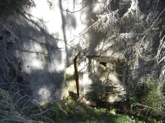 - Passo Tre Croci - L'ingresso alla terza postazione, quella inferiore