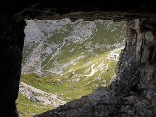 Apertura verso il rifugio Calvi