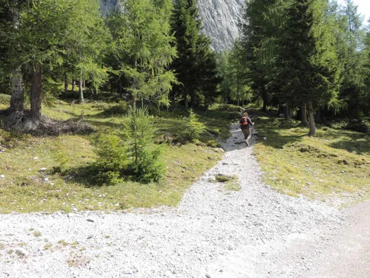 Partenza dal Rifugio Sorgenti del Piave