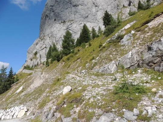 la parete Sud del Monte Peralba