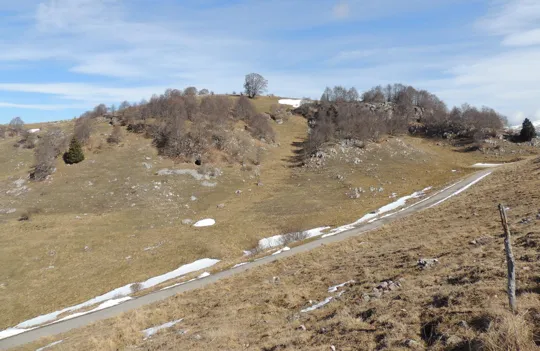 Alcune grotte testimoniano il passaggio qui della Grande Guerra