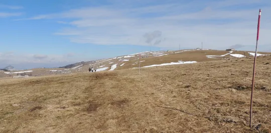 Tratto del sentiero verso il Rifugio Castelberto