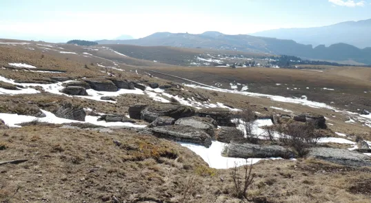 Conformazione rocciosa della zona