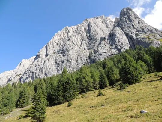 Il fianco Sud del Monte Peralba