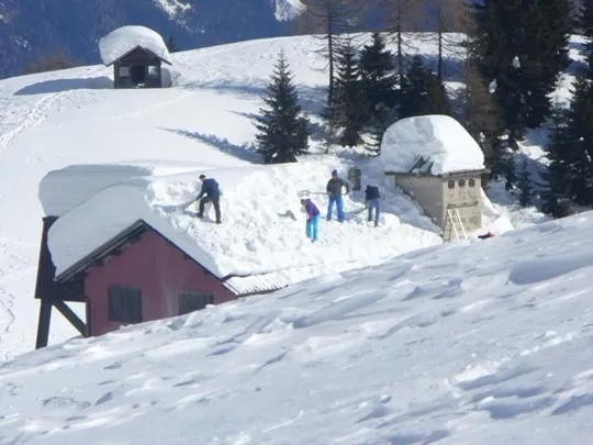 Rifugio Scarpa - il tetto della Stazione della Seggiovia