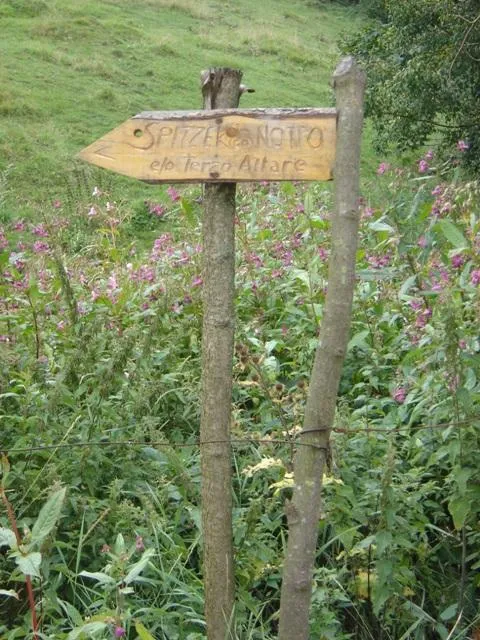 Spitzknotto Spizegonotto: Secondo cartello, nome diverso... Spitzek(go)notto e/o terzo altare