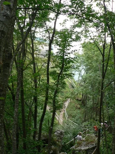 Spitzknotto Spizegonotto: si intravede il corridoio d'arrivo