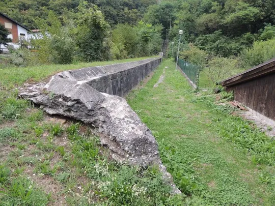 Inizio della trincea scoperta