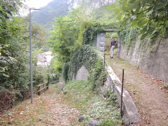 Trincerone di Grigno - Sentiero sul lato Nord