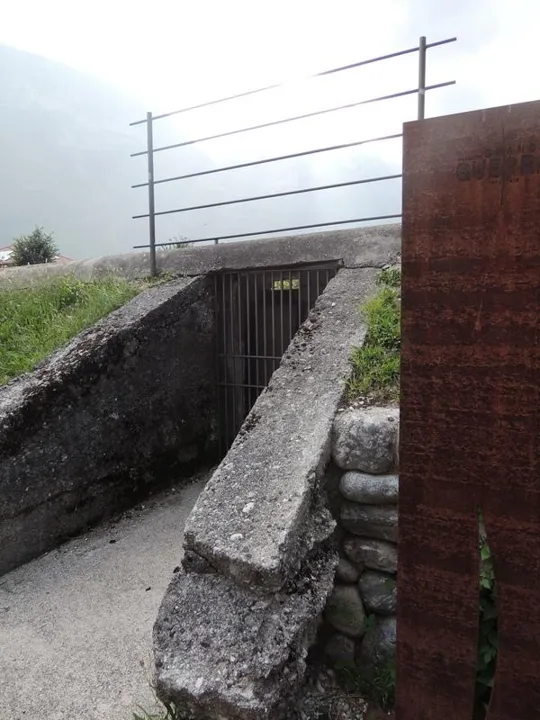 Ingresso nel Trincerone di Grigno