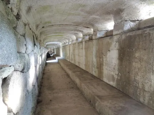 L'interno del Trincerone di Grigno