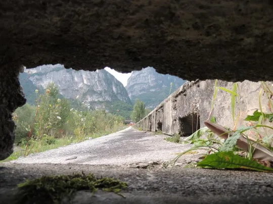 Vista dalle feritoia