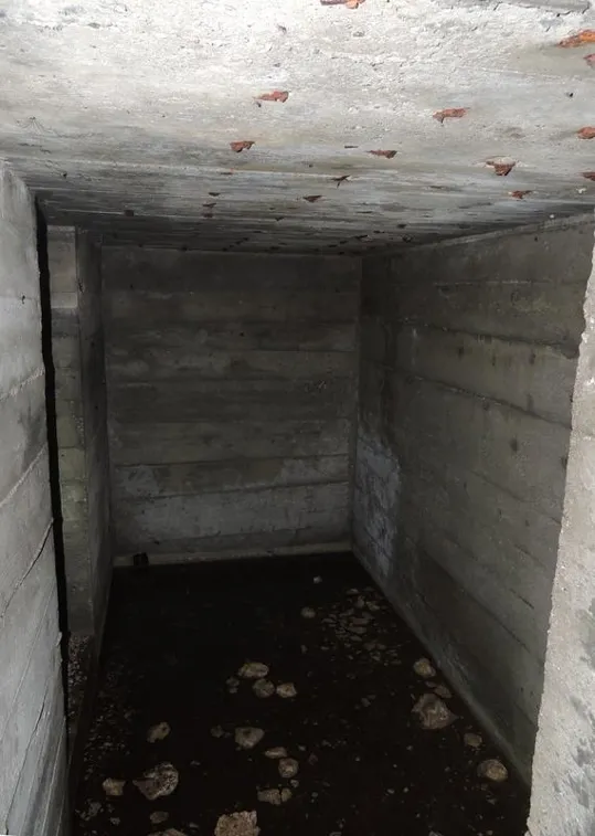 Trincerone di Grigno - deposito e corridoio di collegamento