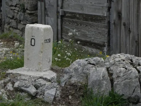 Pal Piccolo Alpi Carniche - Cippo austriaco