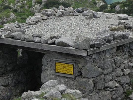 Pal Piccolo Alpi Carniche - Postazione per mitragliatrice