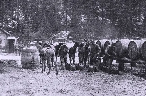 Deposito di acqua sul Kaberlaba