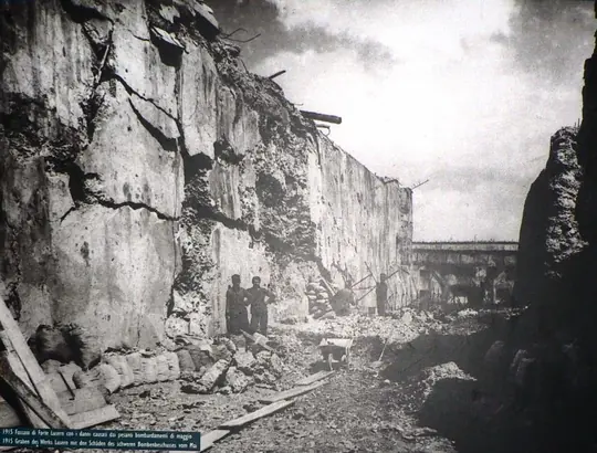 Forte Luserna in una fotografia dell’epoca