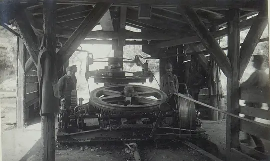 Stazione motrice di una teleferica austro-ungarica